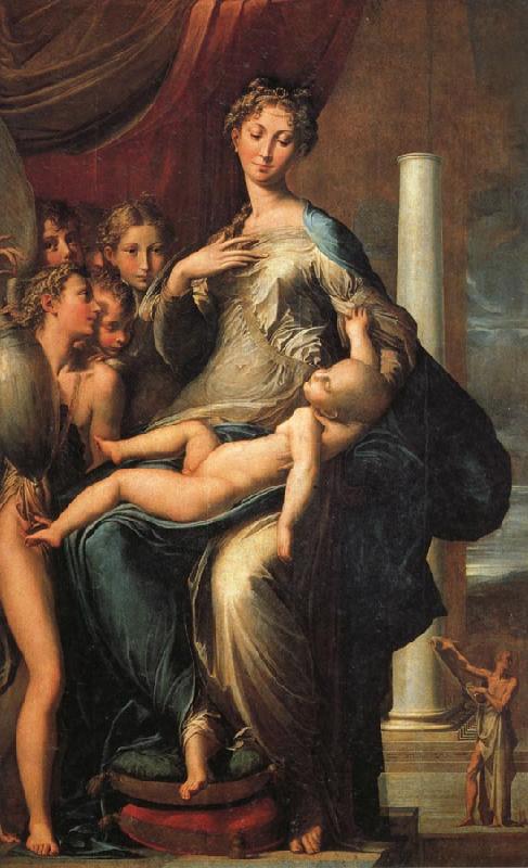 PARMIGIANINO Madonna of the Long Neck Germany oil painting art