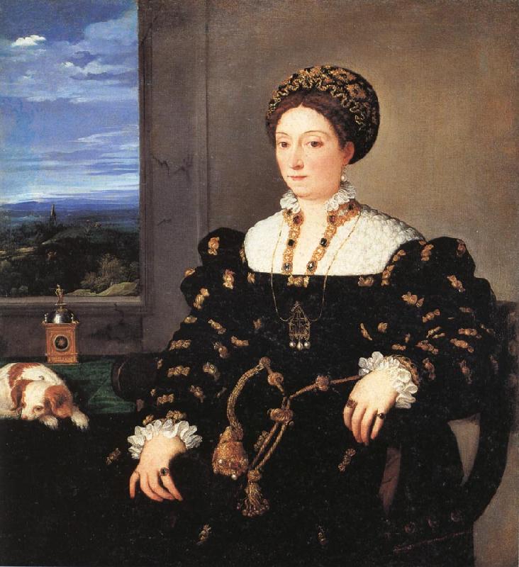 Titian Portrait of Eleonora Gonzaga della Rovere Germany oil painting art