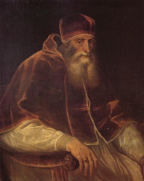 Titian Pope Paul III oil painting image
