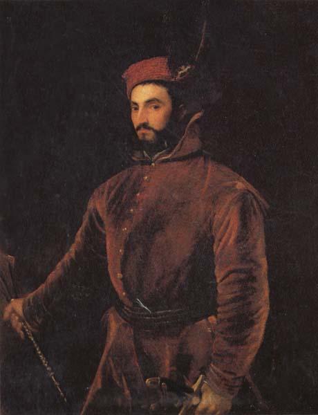 Titian Portrait of Ippolito de'Medici in a Hungarian Costume Germany oil painting art
