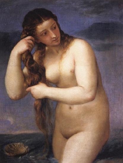 Titian Venus Anadyomenes Germany oil painting art