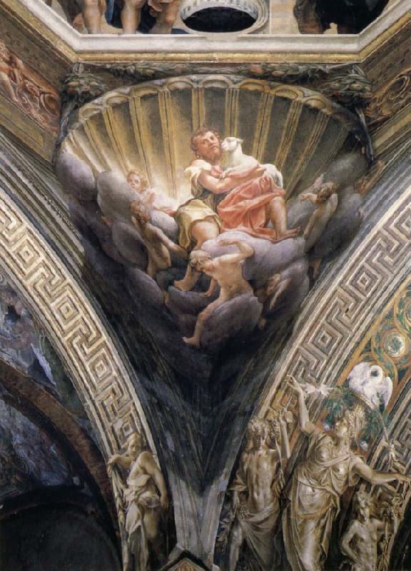 Correggio Pendentives depicting Saint Thomas,Saint Bernard,and Saint John Germany oil painting art