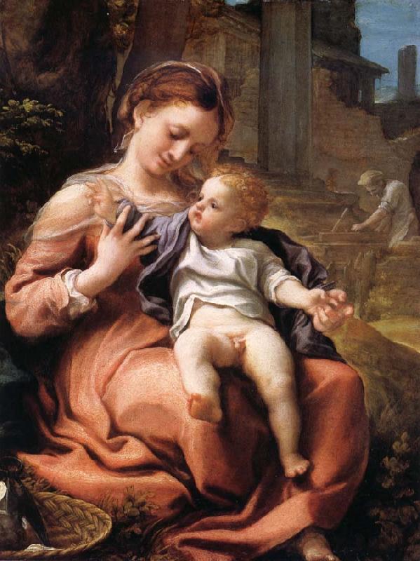 Correggio Madonna della Cesta oil painting image