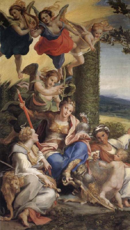 Correggio Allegory of Virtue oil painting image
