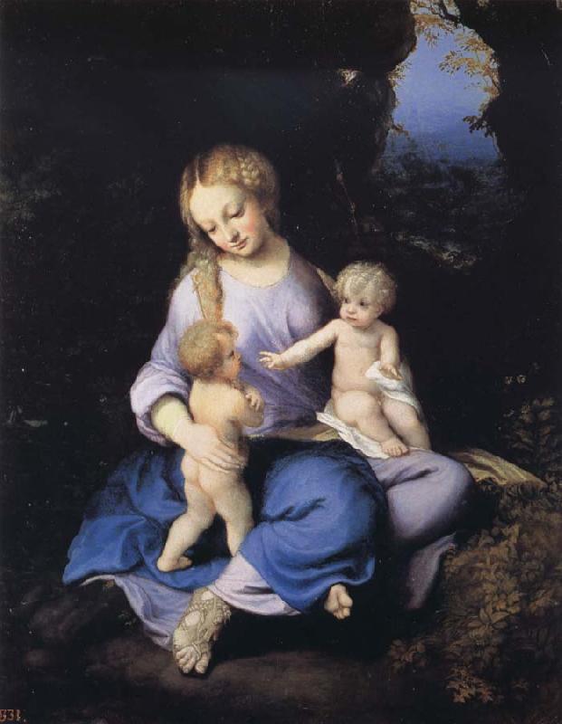 Correggio Madonna and Child with the Young Saint John oil painting picture