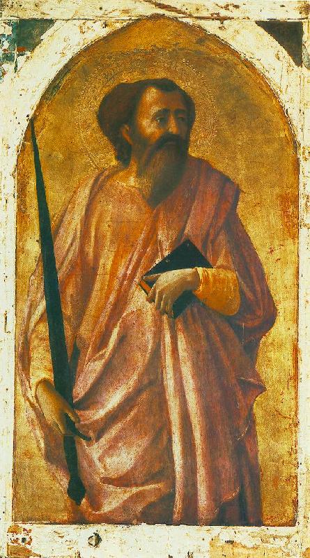 MASACCIO St Paul oil painting image