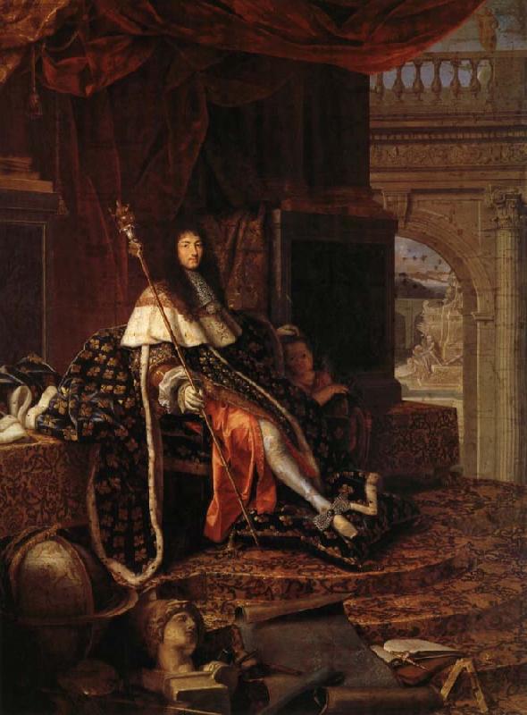 Testelin,Henri Louis XIV,protecteur de I'Academie Royale Germany oil painting art