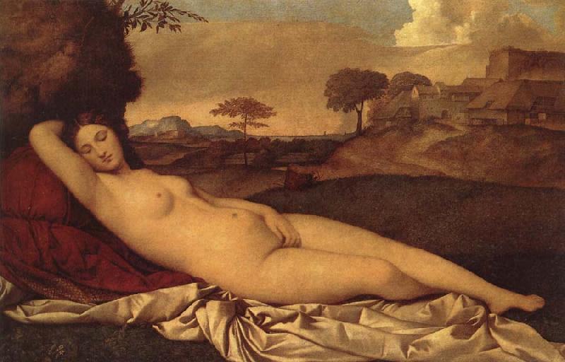Titian The goddess becomes a woman oil painting image