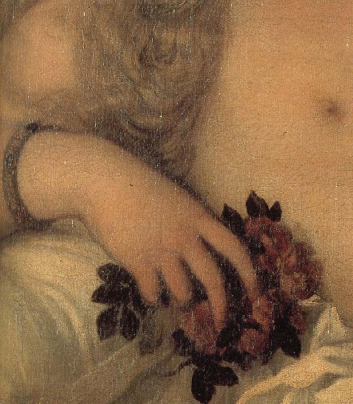 Titian Details of Venus of Urbino oil painting picture