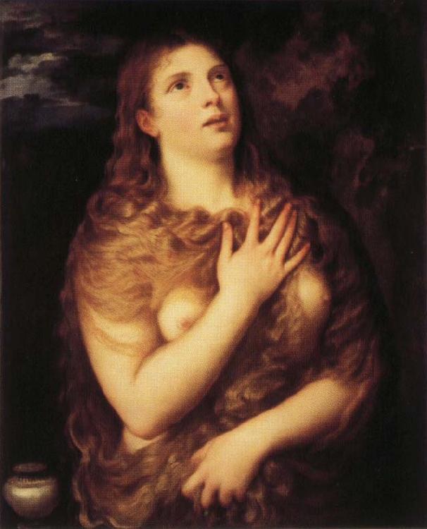 Titian The PenitentMagdalen Germany oil painting art