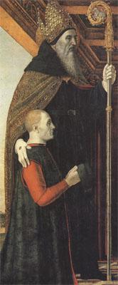 Bergognone Augustiue with a Kneeling Donor (mk05) oil painting picture