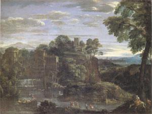 Domenichino Landscape with the Flight into Egypt (mk05) Germany oil painting art