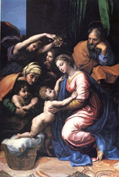 Raphael The Holy Family,known as the Great Holy Family of Francois I (mk05) Germany oil painting art