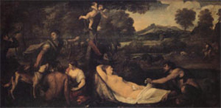 Titian The Pardo Venus (mk05) Germany oil painting art