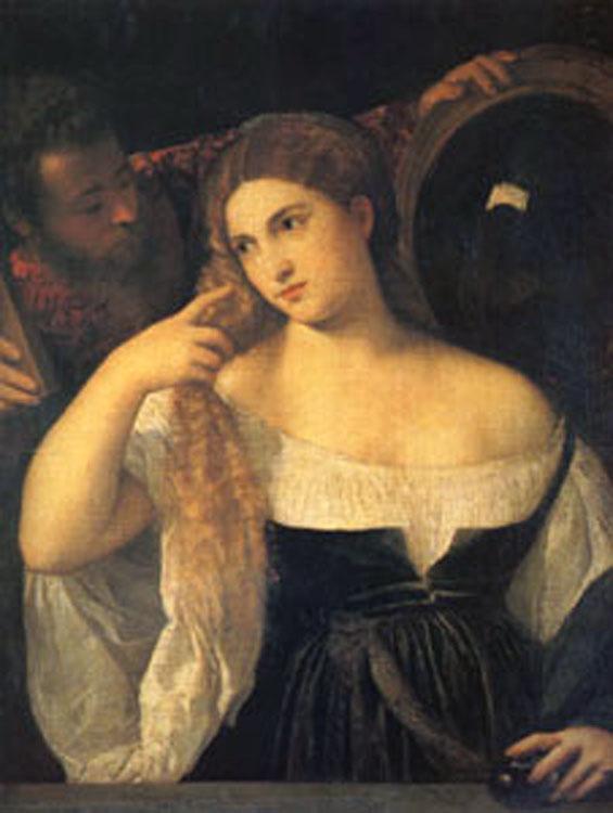 Titian A Woman at Her Toilet (mk05) oil painting image