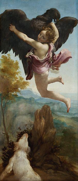 Correggio The Abduction of Ganymede (mk08) Germany oil painting art