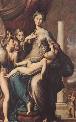 PARMIGIANINO Madonna of t he Long Neck (mk08) Germany oil painting art