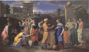 Poussin Eliezer and Rebecca (mk05) Germany oil painting art