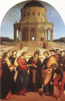 Raphael Marriage of the Virgin (mk08) oil painting image