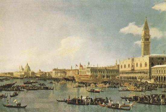 Canaletto The Basin of San Marco on Ascension Day (mk08) oil painting image