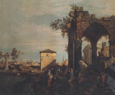 Canaletto Paesaggio con rovine (mk21) Germany oil painting art