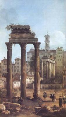 Canaletto Rome Ruins of the Forum looking towards the Capitol (mk25) Germany oil painting art