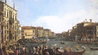 Canaletto A Regatta on the Grand Canal (mk25) Germany oil painting art