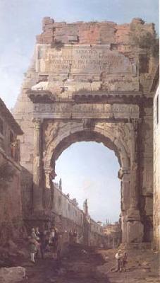 Canaletto The Arch of Titus (mk25) oil painting image