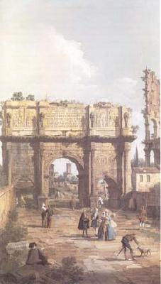 Canaletto Rome The Arch of Constantine (mk25) Germany oil painting art