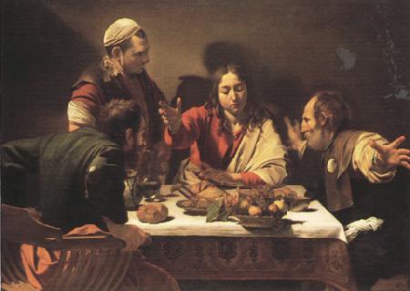 Caravaggio Supper at Emmans (mk33) Germany oil painting art