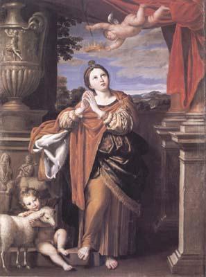 Domenichino St Agnes (mk25) oil painting image