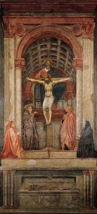 MASACCIO The Holy Trinity (nn03) Germany oil painting art