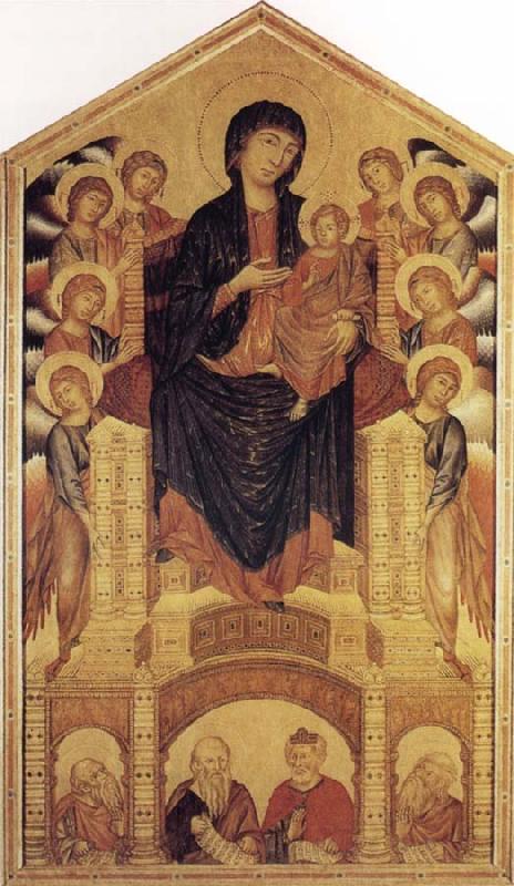Cimabue Madonna and Child Enthroned with Angels and Prophets Germany oil painting art