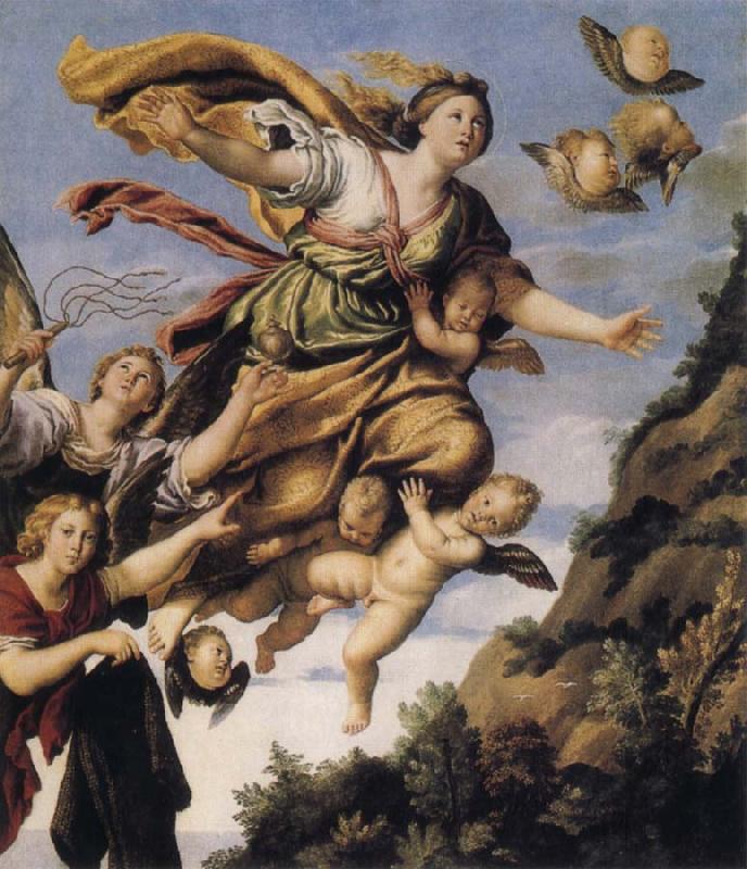 Domenichino The Assumption of Mary Magdalen into Heaven oil painting picture