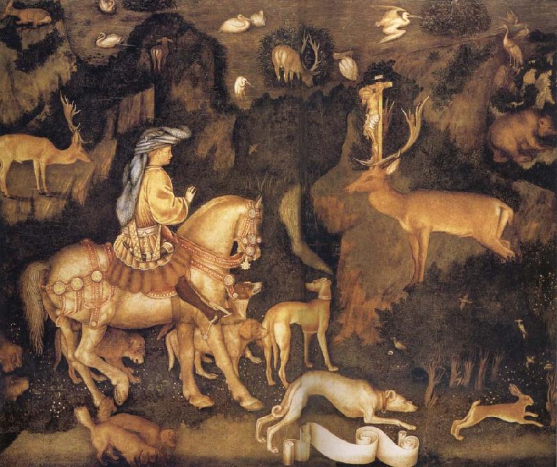 PISANELLO The Vision of St Eustace oil painting image