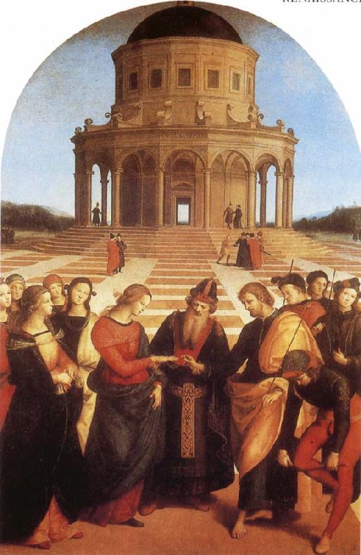 Raphael Marriage of the Virgin oil painting picture