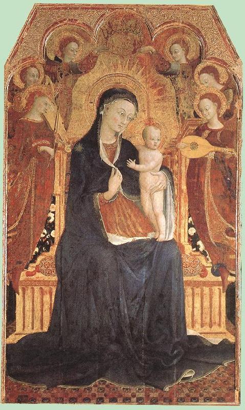 SASSETTA Virgin and Child Adored by Six Angels Germany oil painting art