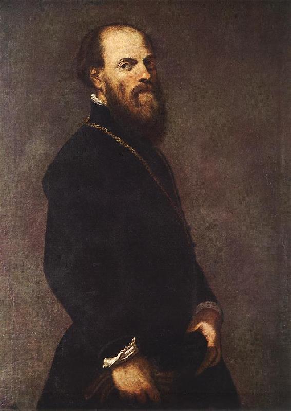 Tintoretto Man with a Golden Lace Germany oil painting art