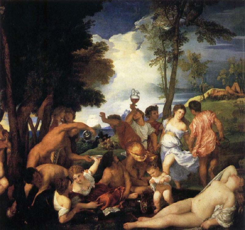 Titian Bacchanal of the Andrians Germany oil painting art